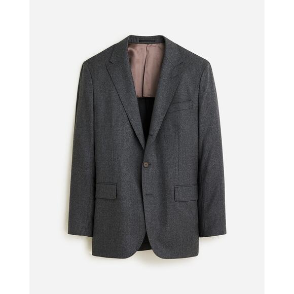 J. Crew NWT Ludlow Gray Flannel Blazer Size 40S